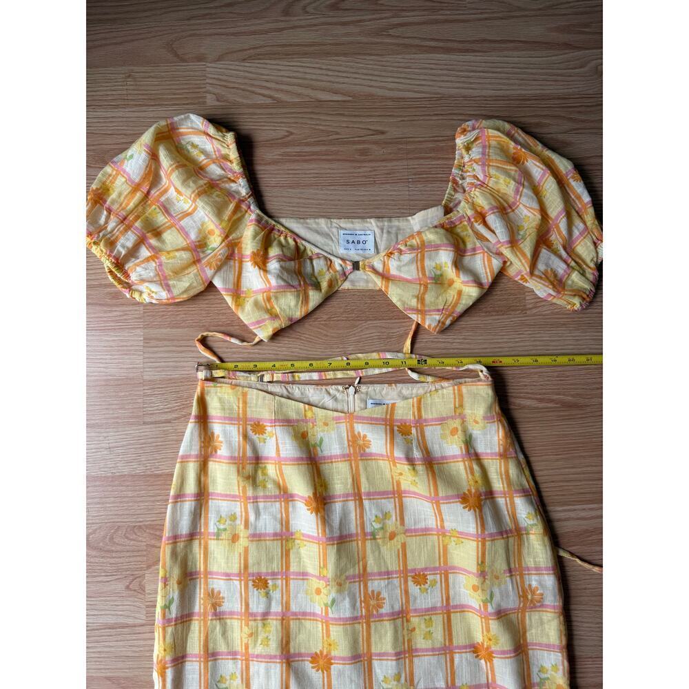 SABO Myah Midi Skirt and Top Set Sz Large MSRP $120 - Picture 7 of 10